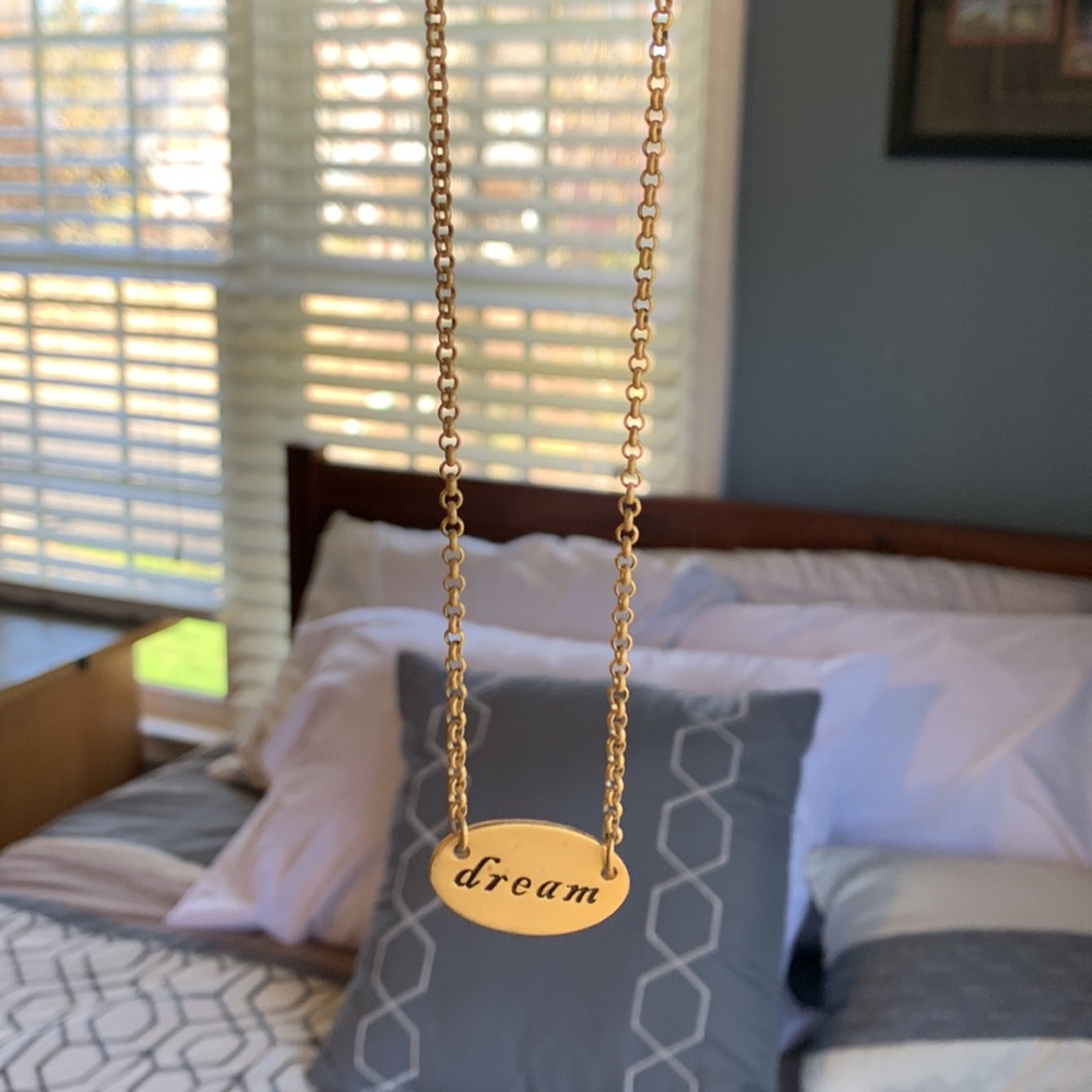 Dream gold necklace Cynthia Garrett